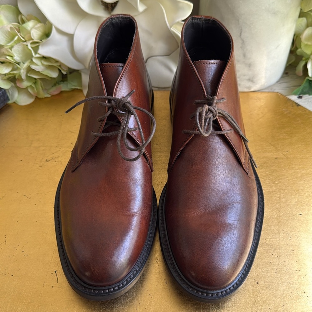 To Boot New York Adam Derrick Chukka Boots in Brown Variated Leather
